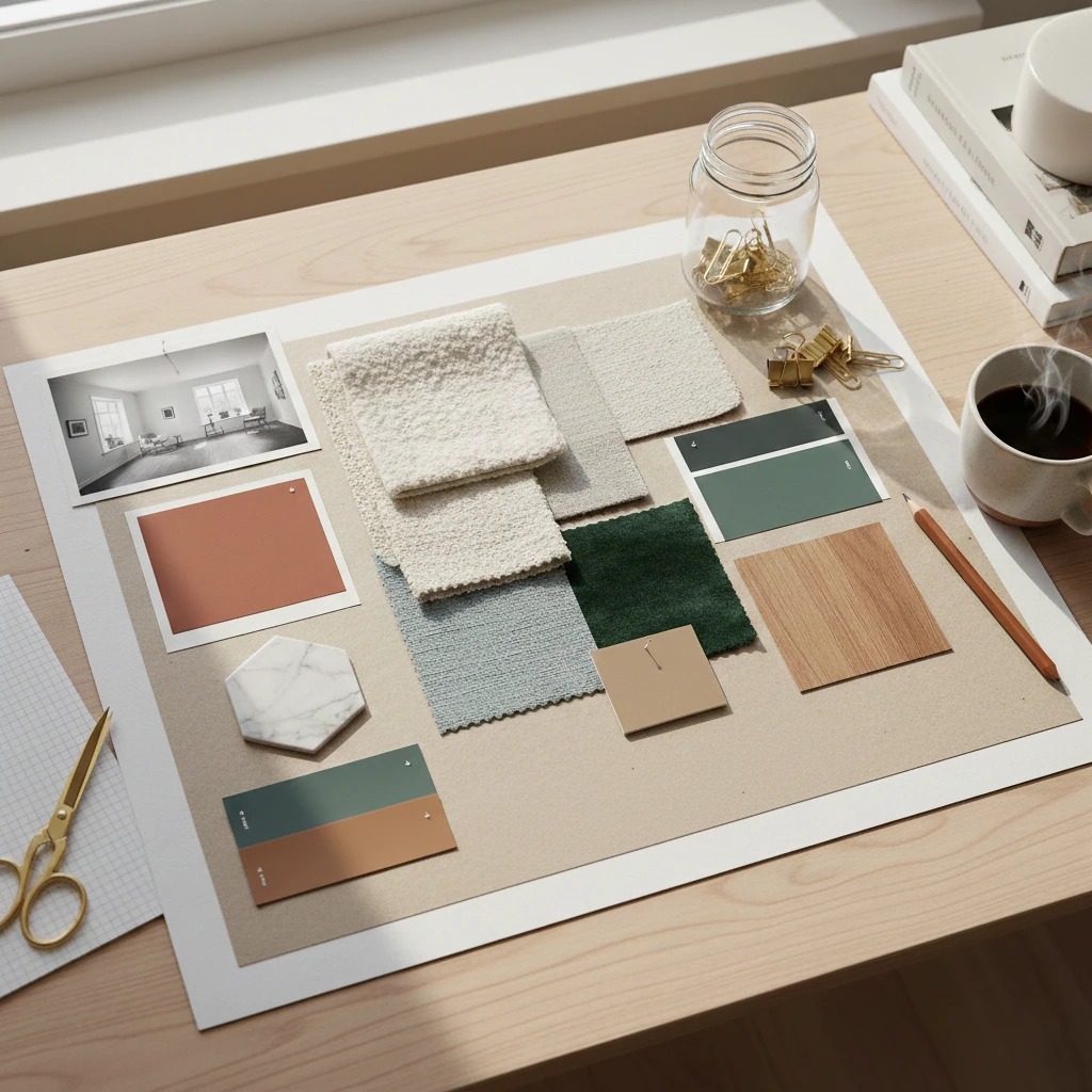 Mood boards & material direction